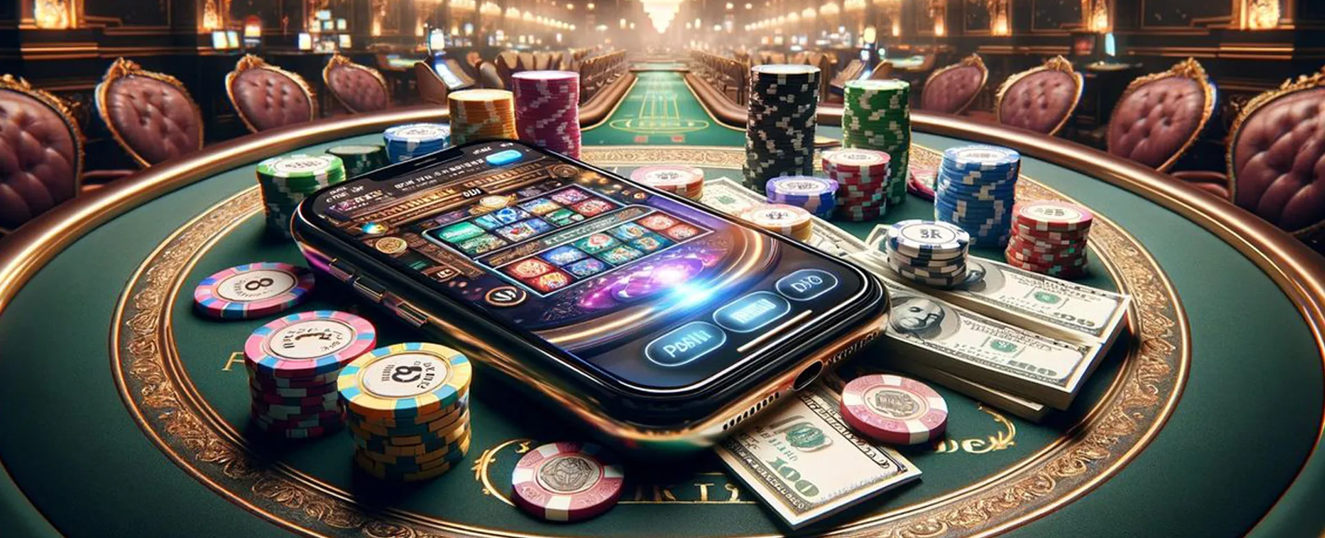 Player strategizing at an online table game